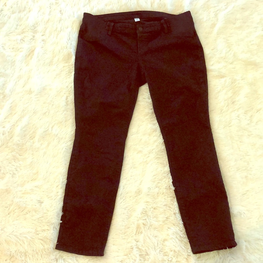 Maternity black skinny jeans